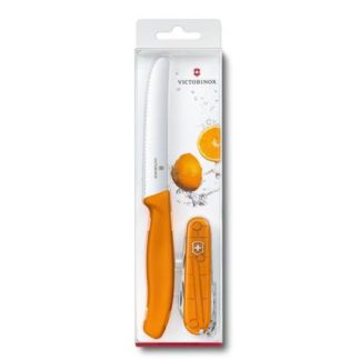 Набор Victorinox Color Twins оранжевый (нож для овощей+ Spartan)