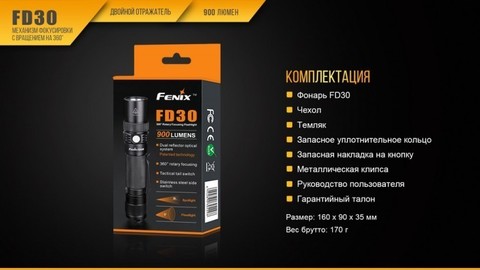 Фонарь светодиодный Fenix FD30