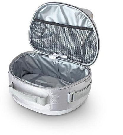 Сумка-холодильник (термосумка) для косметики с жесткими вставками EVA Mold Kit Silver