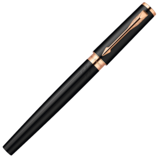 Parker Ingenuity - Black Rubber Pink Gold PVD GT