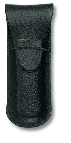 Чехол кожаный черный  для Swiss Army Knives or EcoLine 84 мм