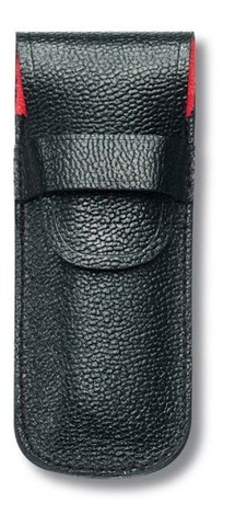 Чехол кожаный черный для перочинных ножей 84 мм